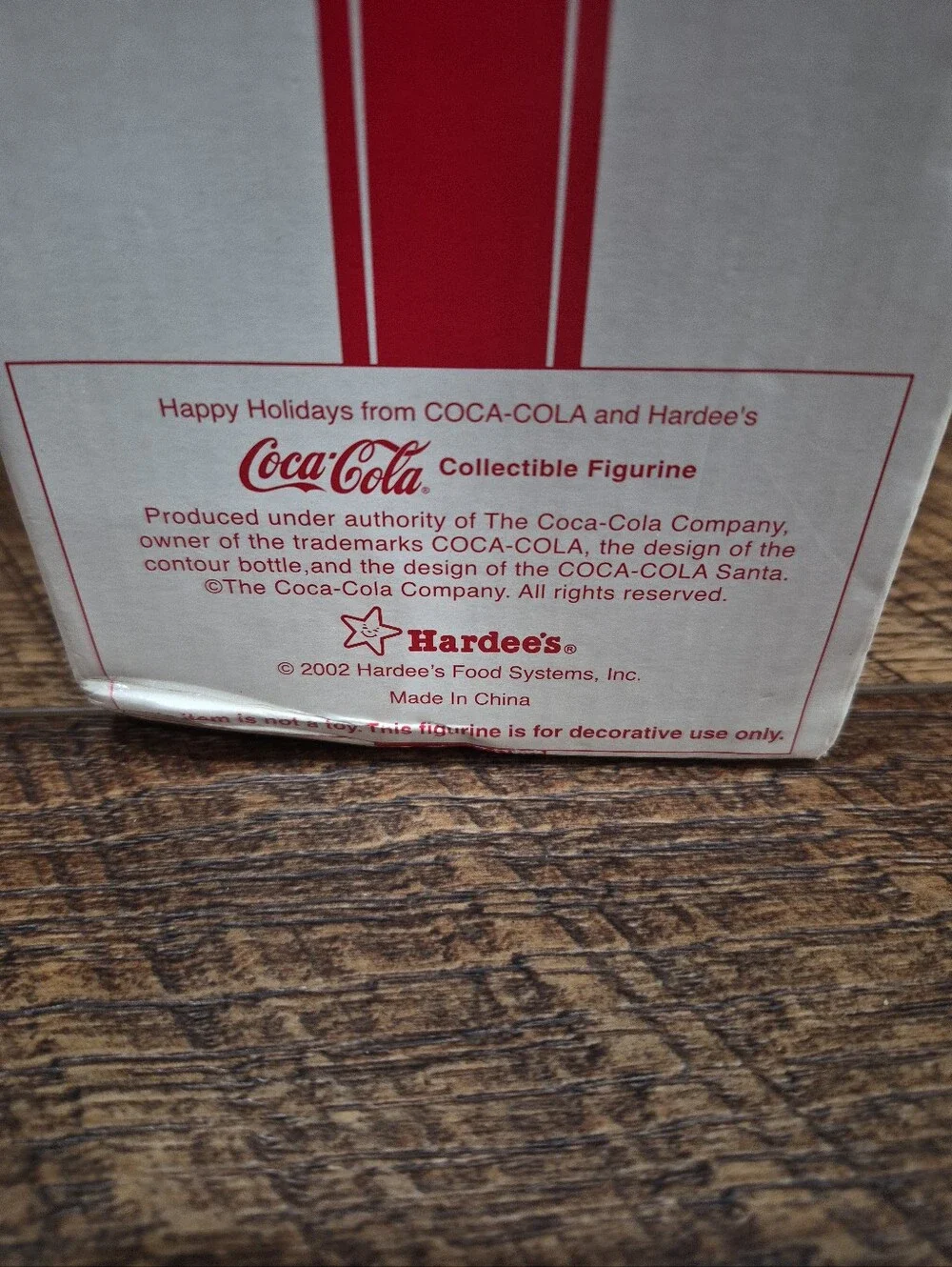 Rare Coca Cola Santa Claus Bobblehead Figurine with Bottle Cap Base New in Box